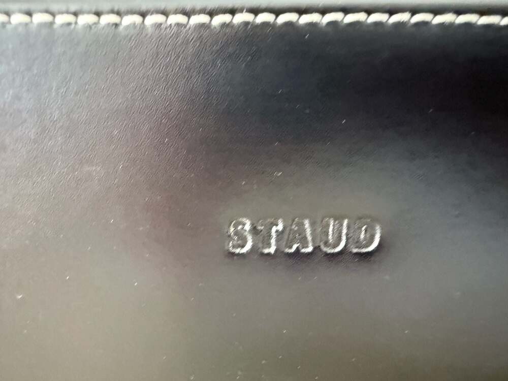 Staud Kaia Leather Shoulder Bag in Black - Picture 6 of 6